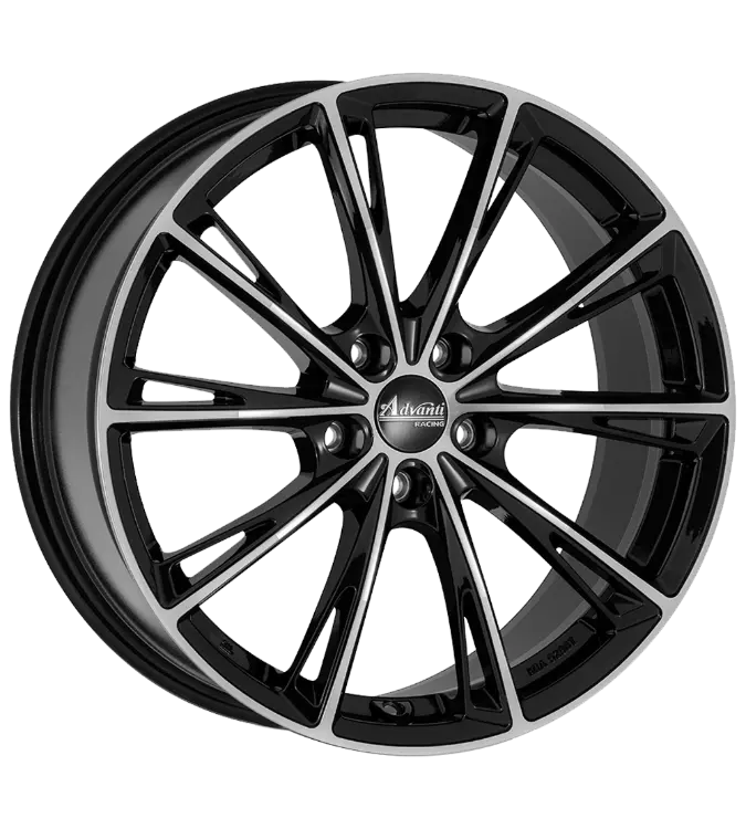 Advanti Racing Predator Black Polished 7,50x17 5x114,30 ET45,00