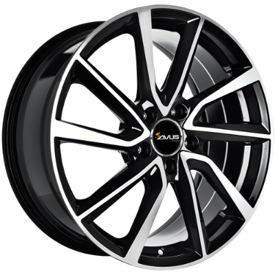 AVUS Racing AC-518 - Black Polished 5,50x15 4x100,00 ET40,00