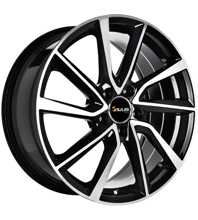 AVUS Racing AC-518 - Black Polished 5,50x15 4x100,00 ET40,00
