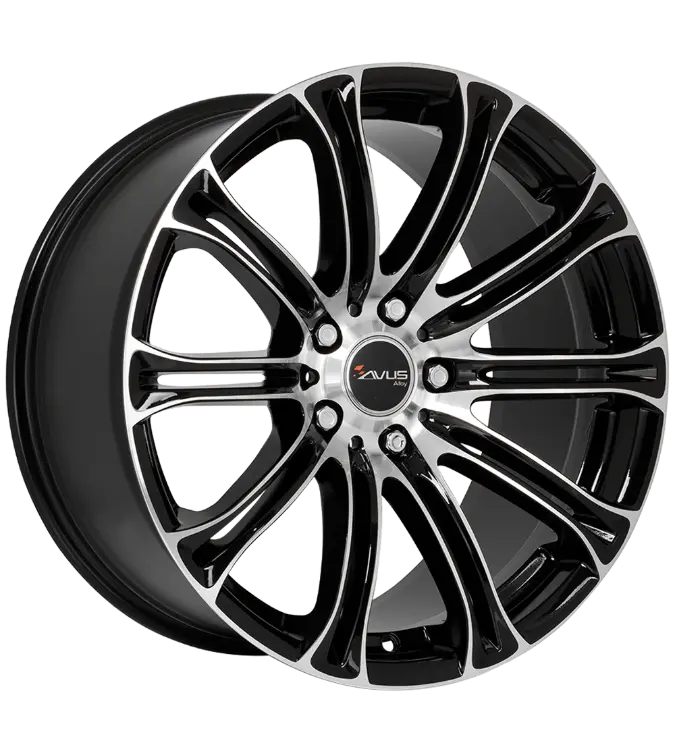 AVUS Racing AC-MB1 - Black Polished 8,00x17 5x120,00 ET15,00