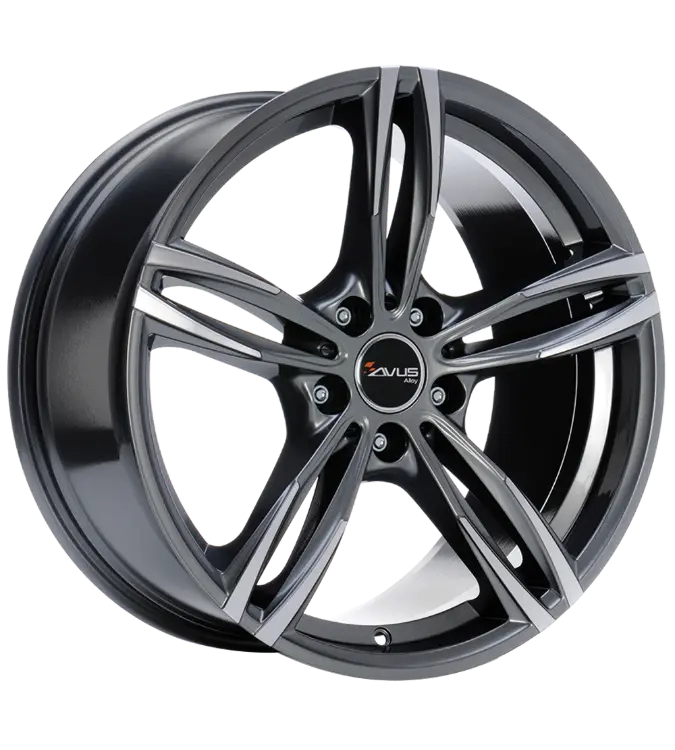 AVUS Racing AC-MB3 - Anthracite Polished 7,50x17 5x120,00 ET37,00