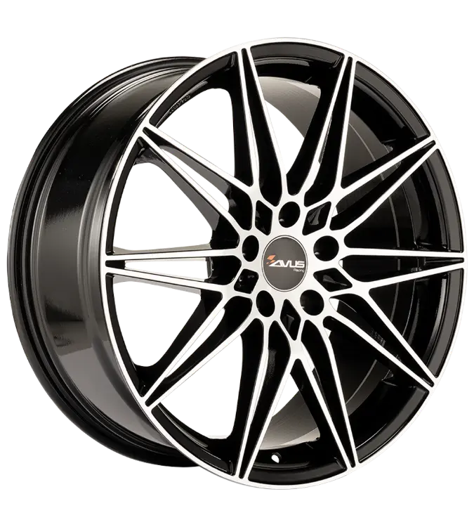 AVUS Racing AC-MB5 - Black Polished 8,00x18 5x112,00 ET30,00