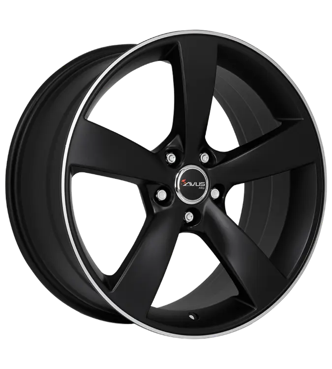 AVUS Racing AF10 - Matt Black Polished 10,00x21 5x112,00 ET50,00