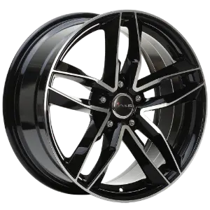 AVUS Racing AF16 - Black Polished 7,50x17 5x112,00 ET51,00