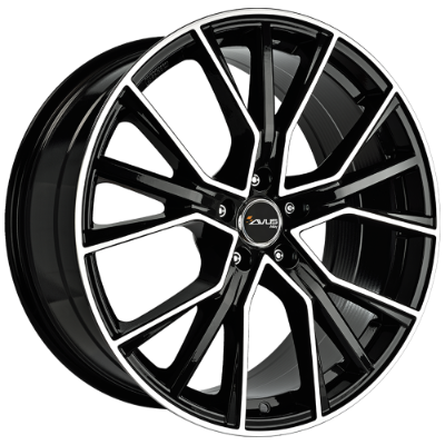 AVUS Racing AF18 - Black Polished 8,00x18 5x112,00 ET35,00