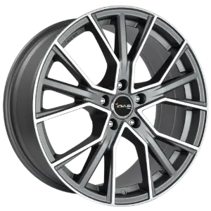AVUS Racing AF18 - Matt Anthracite Polished 9,00x22 5x108,00 ET40,00