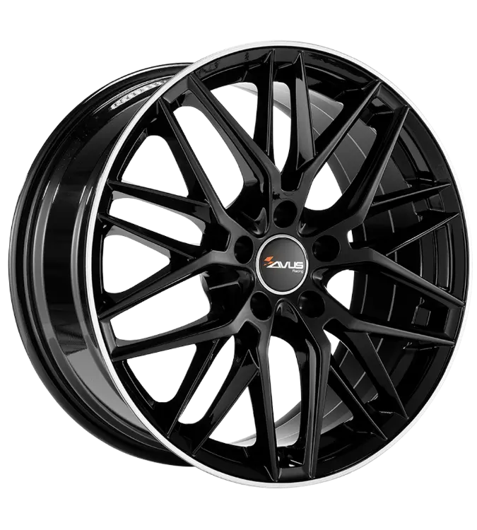 AVUS Racing AF19 - Black Polished Lip 7,50x17 5x112,00 ET42,00
