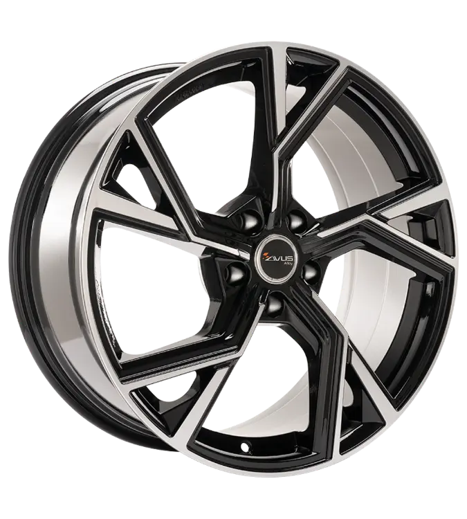 AVUS Racing AF20 - Black Polished 8,00x18 5x112,00 ET40,00