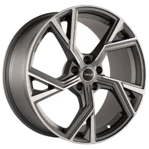 AVUS Racing AF20 - Matt Anthracite Polished 8,00x18 5x112,00 ET28,00