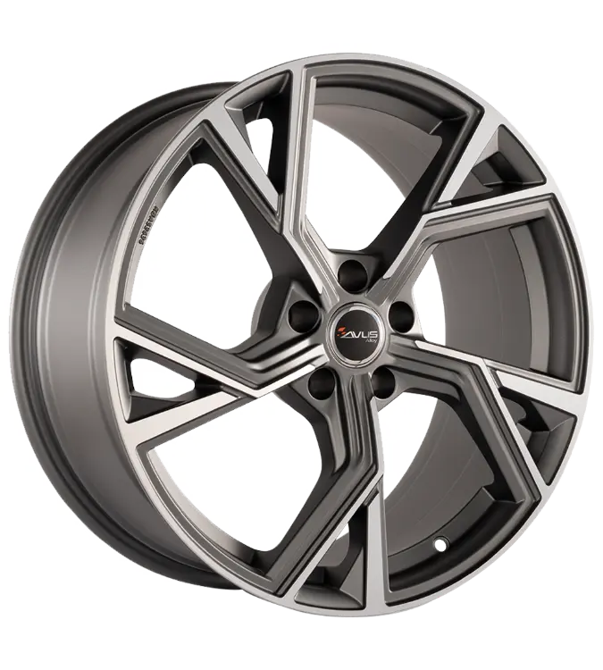 AVUS Racing AF20 - Matt Anthracite Polished 8,00x18 5x112,00 ET35,00