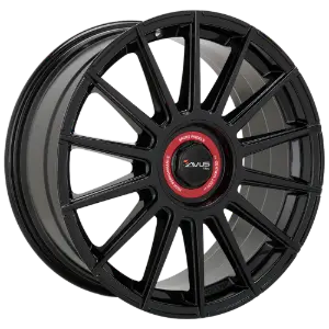 AVUS Racing AC-M09 - Black Red 8,00x18 5x112,00 / 5x120,00 ET35,00