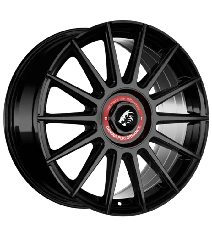 Damina Performance DM09 Black Red 8,00x18 5x112,00 / 5x120,00 ET45,00