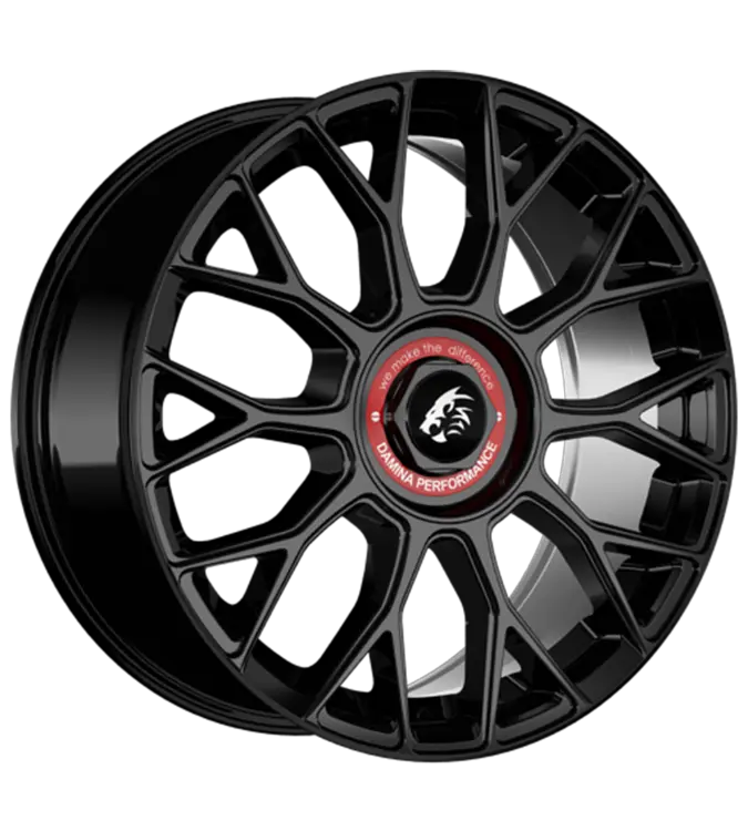 Damina Performance DM10 Black Red 8,00x18 5x112,00 / 5x120,00 ET35,00