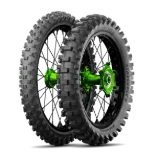 Zbliżenie bieżnika Michelin Starcross 6 120/80-19 63 M Tył TT NHS Medium Hard