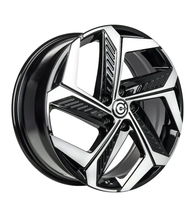 Carbonado Arctic Black Polished 7,00x18 5x114,30 ET50,00