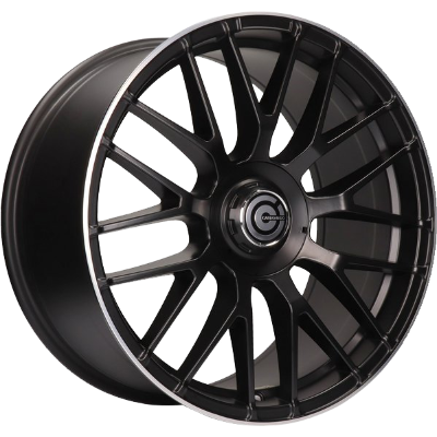 Carbonado Dark Matt Black Lip Polished 8,00x18 5x112,00 ET35,00
