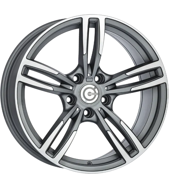 Carbonado Diamond Matt Anthracite Polished 8,00x17 5x120,00 ET33,00
