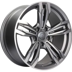 Carbonado Dynamite Matt Anthracite Polished 8,50x18 5x120,00 ET30,00