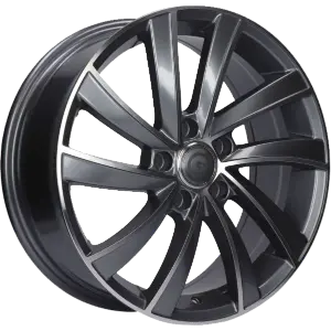Carbonado Prague Anthracite Polished 7,00x17 5x112,00 ET43,00