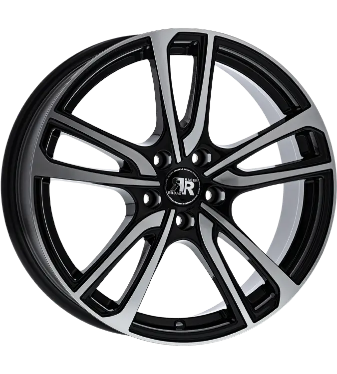 Racer WAVE LIGHT Black Polished 6,50x16 5x100,00 ET38,00