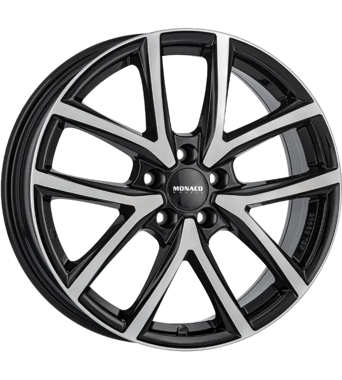 MONACO WHEELS CL2 Black Polished 6,50x16 5x112,00 ET45,00