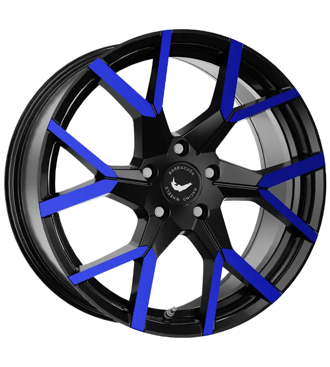 Barracuda TZUNAMEE EVO Gloss Black Blue 8,00x18 5x114,30 ET40,00