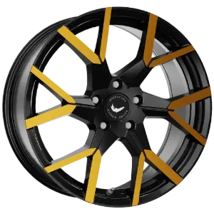 Barracuda TZUNAMEE EVO Gloss Black Gold 8,00x18 5x100,00 ET43,00