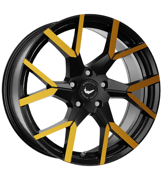 Barracuda TZUNAMEE EVO Gloss Black Gold 8,00x18 5x112,00 ET43,00