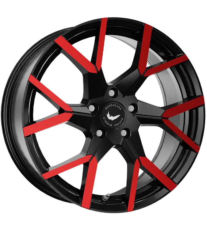 Barracuda TZUNAMEE EVO Gloss Black Red 8,00x18 5x112,00 ET43,00