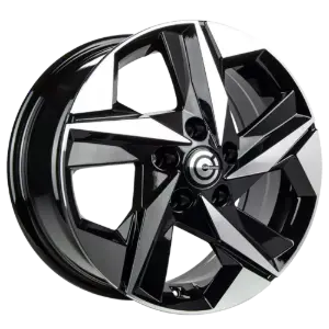 Carbonado Kioto Black Polished 7,50x17 5x114,30 ET45,00