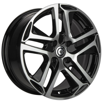 Carbonado Nice Black Polished 7,50x17 5x108,00 ET45,00