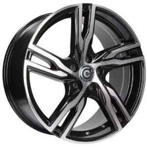 Carbonado Punch Black Polished 8,00x18 5x108,00 ET45,00