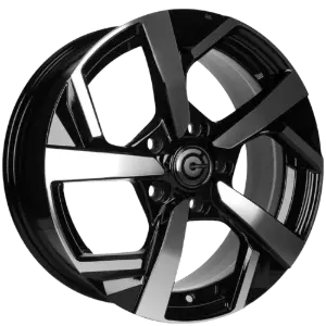 Carbonado Quincy Black Polished 6,50x16 5x114,30 ET40,00