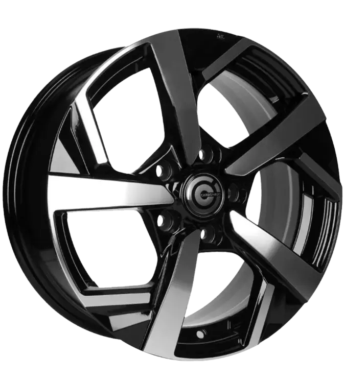 Carbonado Quincy Black Polished 6,50x16 5x114,30 ET40,00