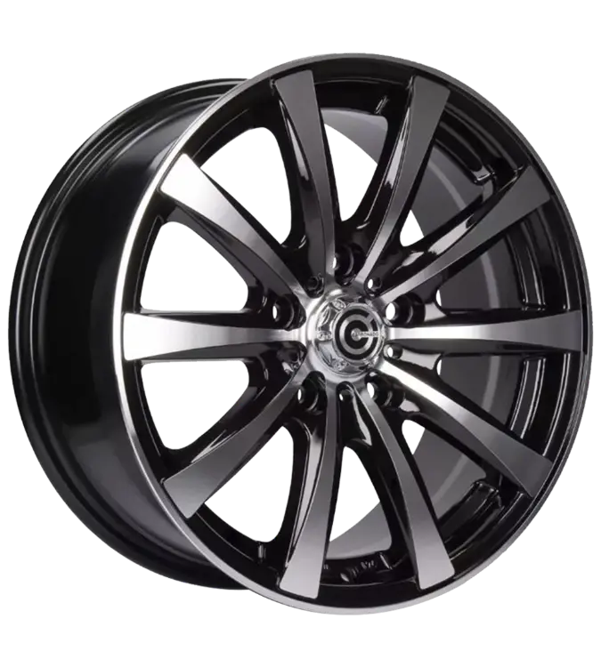 Carbonado Raven Black Polished 7,00x16 5x118,00 ET40,00