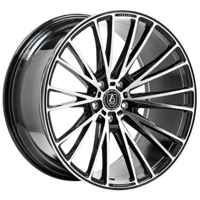 AXE Wheels CF2 FF Black Polished 9,00x21 5x108,00 ET25,00