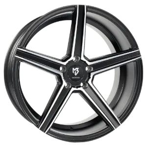 mbDESIGN KV1 Matt Black Polished 10,00x22 5x112,00 ET32,00