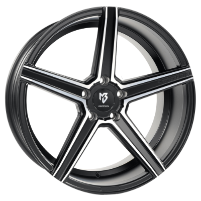 mbDESIGN KV1 Matt Black Polished 8,50x19 5x108,00 ET50,00