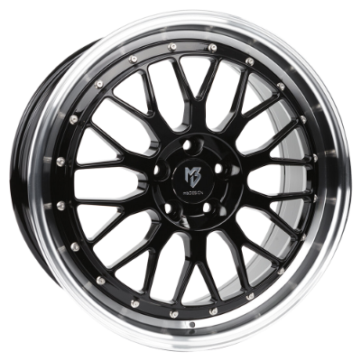 mbDESIGN LV1 Black Polished 8,50x20 5x112,00 ET45,00