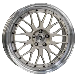 mbDESIGN LV1 Champagner Polished 7,50x18 4x108,00 ET35,00