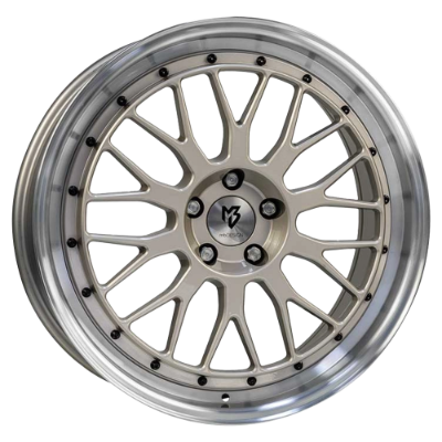mbDESIGN LV1 Champagner Polished 7,00x17 5x100,00 ET38,00