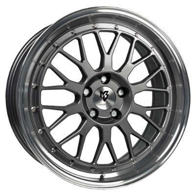 mbDESIGN LV1 Grey Polished 7,00x17 5x114,30 ET45,00