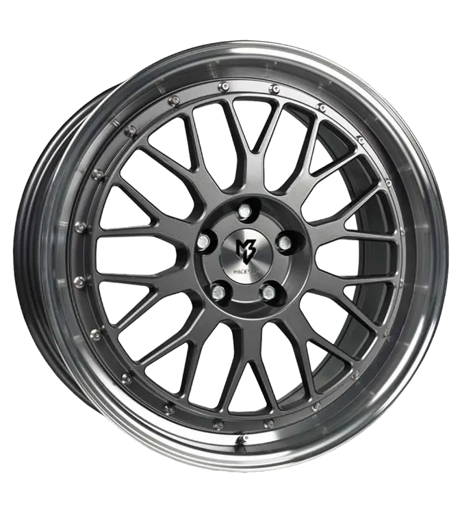 mbDESIGN LV1 Grey Polished 8,50x19 5x112,00 ET35,00