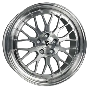 mbDESIGN LV1 Silver Polished 7,50x18 4x108,00 ET35,00