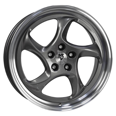 mbDESIGN TURBO Grey Polished 9,00x19 5x112,00 ET42,00