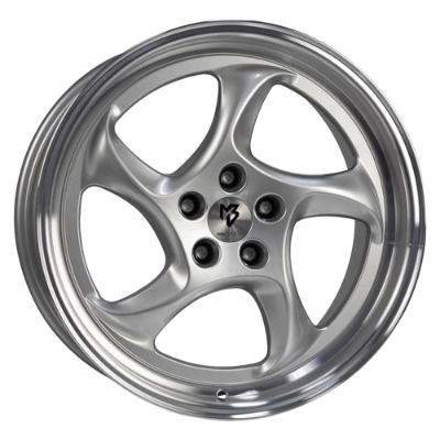 mbDESIGN TURBO Silver Polished 9,00x19 5x112,00 ET42,00