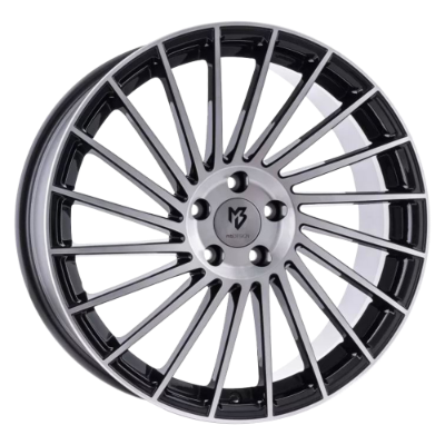 mbDESIGN VR3 Black Polished 8,50x19 5x100,00 ET30,00