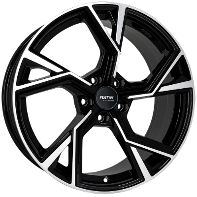 PLATIN Wheels P 100 Black Polished 8,00x18 5x112,00 ET28,00