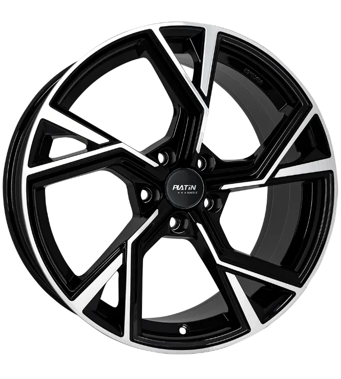PLATIN Wheels P 100 Black Polished 8,00x18 5x112,00 ET28,00