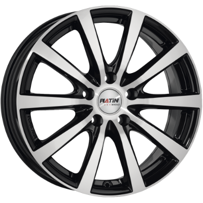 PLATIN Wheels P 69 Black Polished 6,00x15 5x100,00 ET38,00